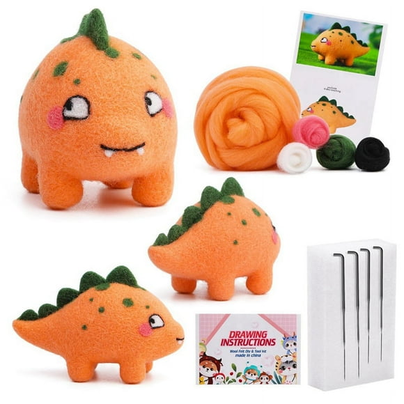 Animal Needle Felting Kit with Wool,Needle Felting Supplies