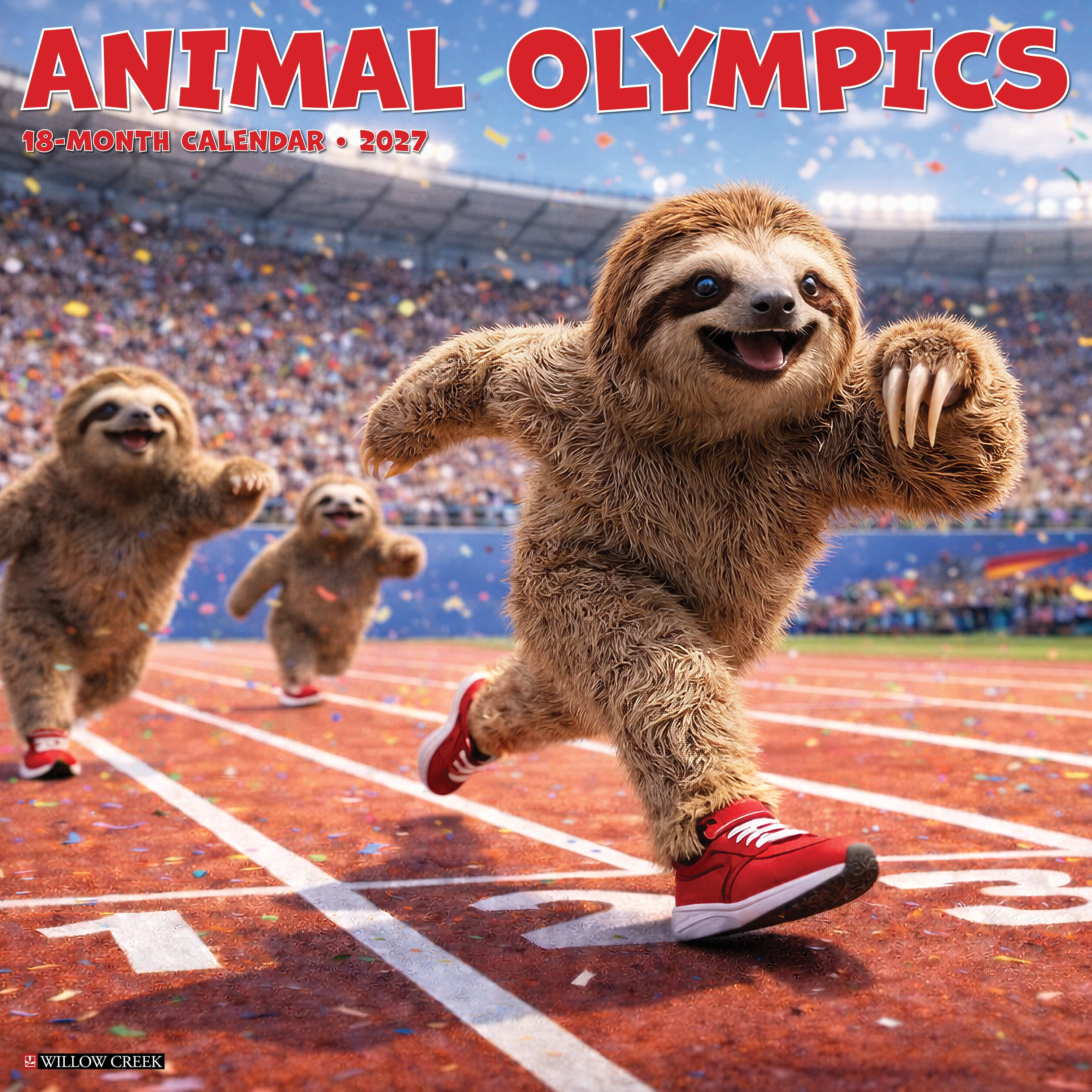 Willow Creek Press, Animal Olympics 2027 Wall Calendar