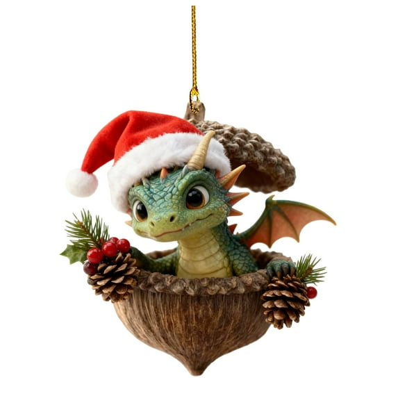 Animal Ornaments–Cozy Christmas Ornaments Acrylic Animal Christmas Trees Hanging Decorations Rustic Nature Themed Home Decor Animal Lovers,front porch christmas decorations,early christmas gift(q)