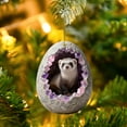 thumbnail image 1 of Animal Ornaments for Christmas Tree, Christmas Ornaments Forest Animals Little Animals Acrylic Hanging Decoration Gift for Animal Lovers, 1 of 6
