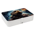 thumbnail image 1 of Animal PU Leather Jewelry Display Organizer Box with Removable Compartment, Portable Jewelry Organizer, 1 of 6