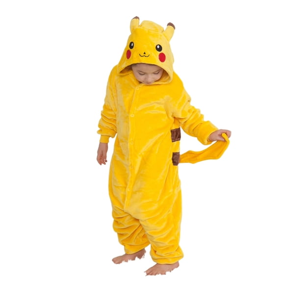 Animal Pajamas One Piece Cosplay Unisex Child Kid Jumpsuits Toddler Hooded Pyjamas