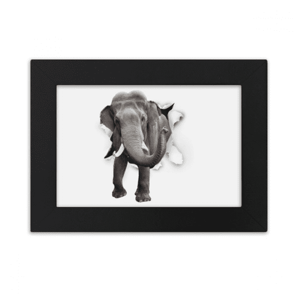 Animal Paper Breaks Impact Elephants Desktop Photo Frame Ornaments Picture Art Painting