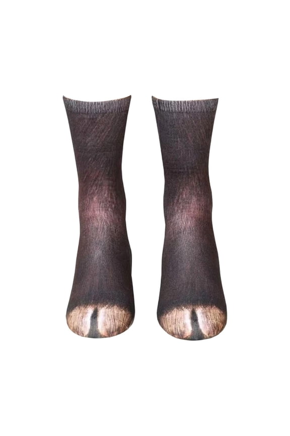 Animal Paw Socks White Elephant Gifts for Adults Kids 3D Print Animal Socks Funny Gifts Prank Christmas Party Favors, Q