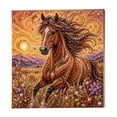 thumbnail image 1 of Animal Pearl Art Kit DIY Craft Set – 3D Gem Painting for Adults & Beginners with Pre-Printed Canvas and Sparkling Beads, 1 of 3