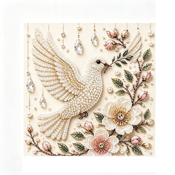 Animal Pearl Art Kit for Adults, 7.87 Inch Owl Diamond Painting, DIY Bead Picture Craft with Multiple Home Decor Designs