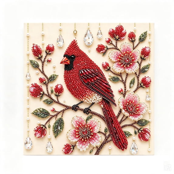 Animal Pearl Art Kit for Adults, 7.87 Inch Owl Diamond Painting, DIY Bead Picture Craft with Multiple Home Decor Designs