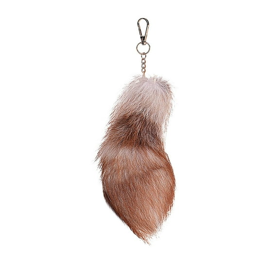 Animal Pendant: Silver Blue Tail Accessories, Women Bag Pendant & Car Keychain, Soft, Eye-catching, Keychain Attachment