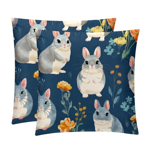 Animal Pillow Covers Inserts - Set of 2 Chair Pillow Covers, Decorative Pillows - Available in 16x16, 18x18, and 20x20 Inches with Unique Patterns for Any Occasion