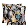 thumbnail image 1 of Animal Pillow Covers with Unique Patterns - Set of 2, Chair Pillow Covers for Sofa, Couch, Bed - Available in 16x16, 18x18, 20x20 Inches for Home Decor and Gifts, 1 of 6