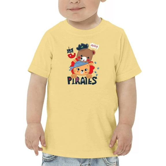 Animal Pirates T-Shirt Toddler -Image by Shutterstock, 3 Toddler