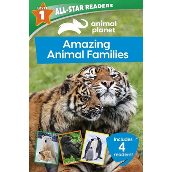 Pre-Owned Animal Planet All-Star Readers: Amazing Animal Families Level 1: Includes 4 Readers! (Paperback) 1667201042 9781667201047