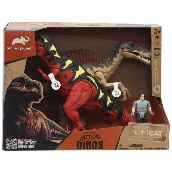 Animal Planet Battling Dinos Action Figure 3-Pack (Lights & Sound)