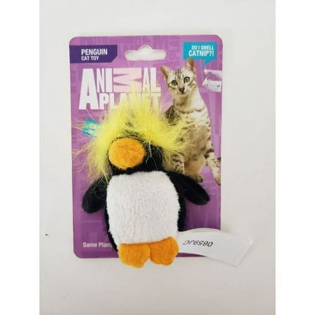 Animal Planet Penguin Plush Catnip Cat Toy 3"