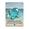 thumbnail image 1 of Animal Pocket Hug Gifts, Mini Resin Animal Hug Token, Cute Pocket Hug Turtle Keepsake with Positive Cards, Encouragement Greeting Card Gifts for Friend Birthday Thanksgiving Anniversary (Turtle), 1 of 7