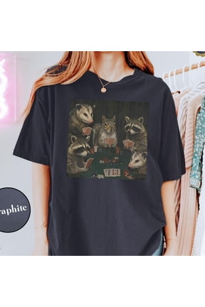Animal Poker TShirt Funny Meme Tee