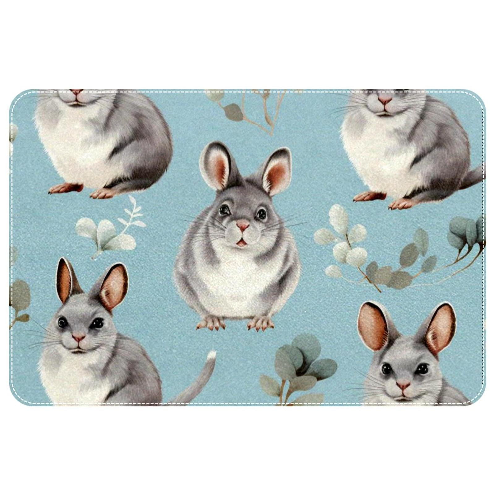 Animal Polyester NonSlip Machine Washable Door Mat Ideal for Floor