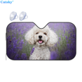 Animal Poodle Car Windshield Cover Sun ShadeUniversal Folding Block UV