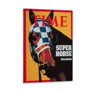 Animal Poster Horse Secretariat 1973 Art Painting Canvas Wall Art Posters For Room Aesthetic And Decor Canvas Painting Posters And Prints Wall Art Pictures for Living Room Bedroom Decor