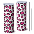 thumbnail image 1 of Animal Print 20 Oz Stainless Steel Skinny Tumbler – Vacuum Insulated Slim Travel Cup with Lid & Stainless Steel Straw, 360° Full Wrap Printed Tumbler for Home, Office & Outdoor Use, 1 of 6