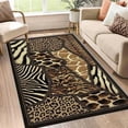 thumbnail image 1 of Animal Print Area Rug with Non-Slip Rubber Bottom, 1 of 9