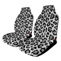 Animal Print Car Seat Covers,Universal Auto Front Seats Protector Fits for Car,SUV Sedan,Truck