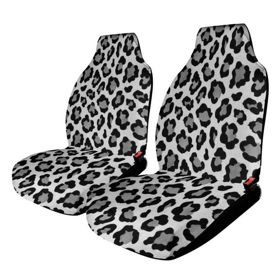 Animal Print Car Seat Covers,Universal Auto Front Seats Protector Fits for Car,SUV Sedan,Truck