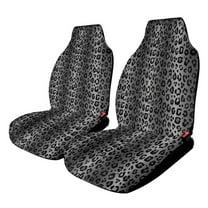 Animal Print Car Seat Covers,Universal Auto Front Seats Protector Fits for Car,SUV Sedan,Truck