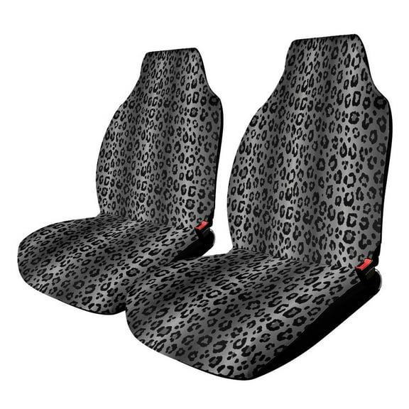 Animal Print Car Seat Covers,Universal Auto Front Seats Protector Fits for Car,SUV Sedan,Truck