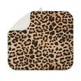 thumbnail image 1 of Animal Print Cheetah Dish Mat – Trendy Leopard Pattern for Modern Kitchen Counter Decor, 1 of 5