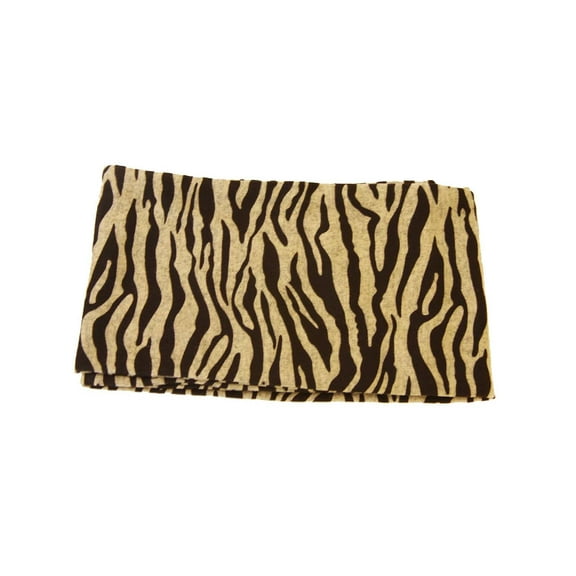 Animal Print Design Infinity Loop Scarf - Light Brown