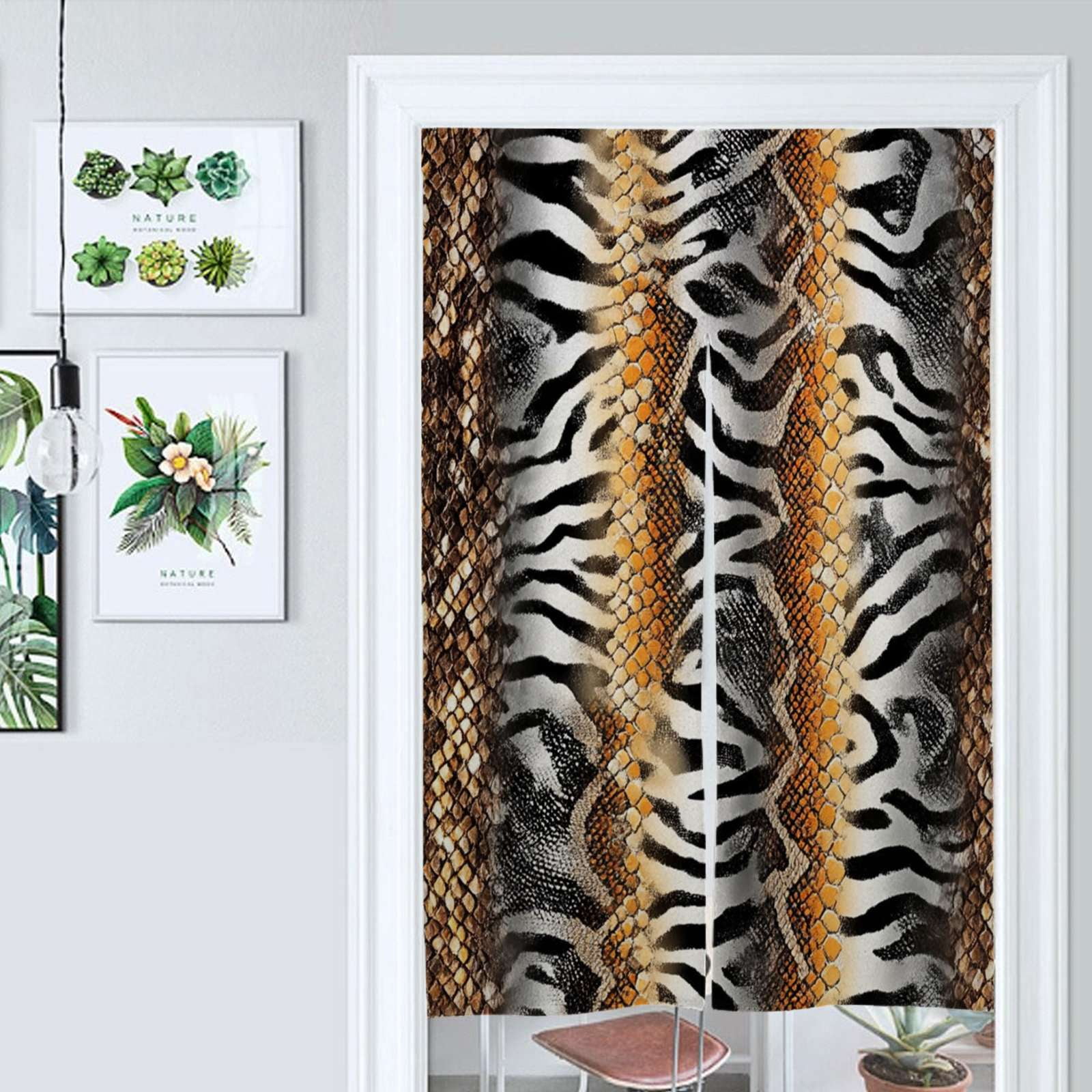 Animal Print Fabric Design Pattern Door Curtain Nordic Living Room Animal Print Fabric Design Pattern Door Curtain Nordic Living Room