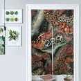 thumbnail image 1 of Animal Print Fabric Vibrant Door Curtain Nordic Living Room DoorCurtain Porch Partition Curtain Kitchen Rative Half Curtain, 1 of 4
