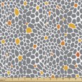 thumbnail image 1 of Ambesonne Animal Print Fabric by the Yard Upholstery, Abstract Spotty, 2 Yards, Dark Orange Orange, 1 of 4