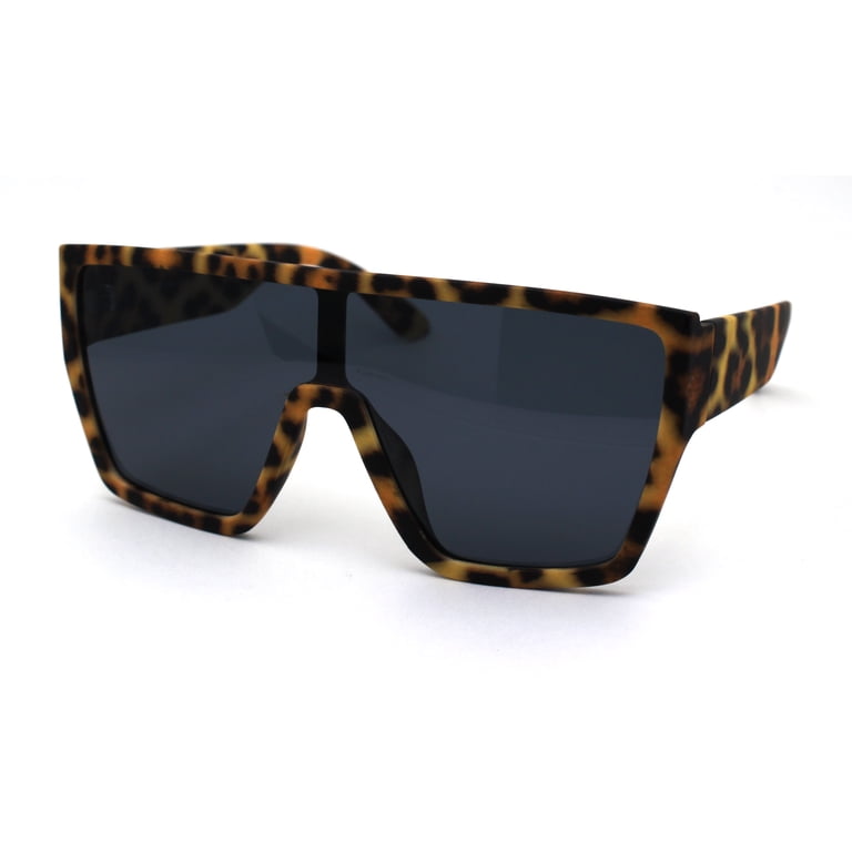 Leopard Black Oversized Sunglasses Amazon.com: Br main image 2