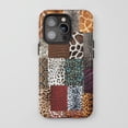 thumbnail image 1 of Animal Print For iPhone Protective Phone Case Patchwork Style Multi-Pattern Finish, 1 of 7