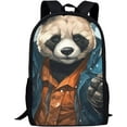 thumbnail image 1 of Animal Print Kawaii Panda 17 Inch Back to Gift BackpackLarge Capacity Backpack Unisex 17 in, 1 of 7