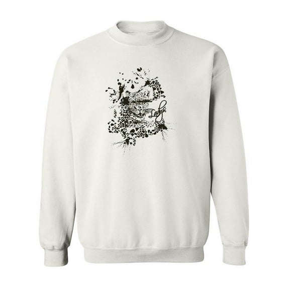 Animal Print Lady's Sweatshirt Women -Image by Shutterstock, Female x-Large