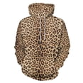 thumbnail image 1 of Animal Print Men's Women Vintage 3D Hooded Sweatshirt - All-Season Loose Fit Streetwear, 1 of 6