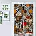 thumbnail image 1 of Animal Print Patchwork Vibrant Door Curtain Nordic Living Room DoorCurtain Porch Partition Curtain Kitchen Rative Half Curtain, 1 of 4