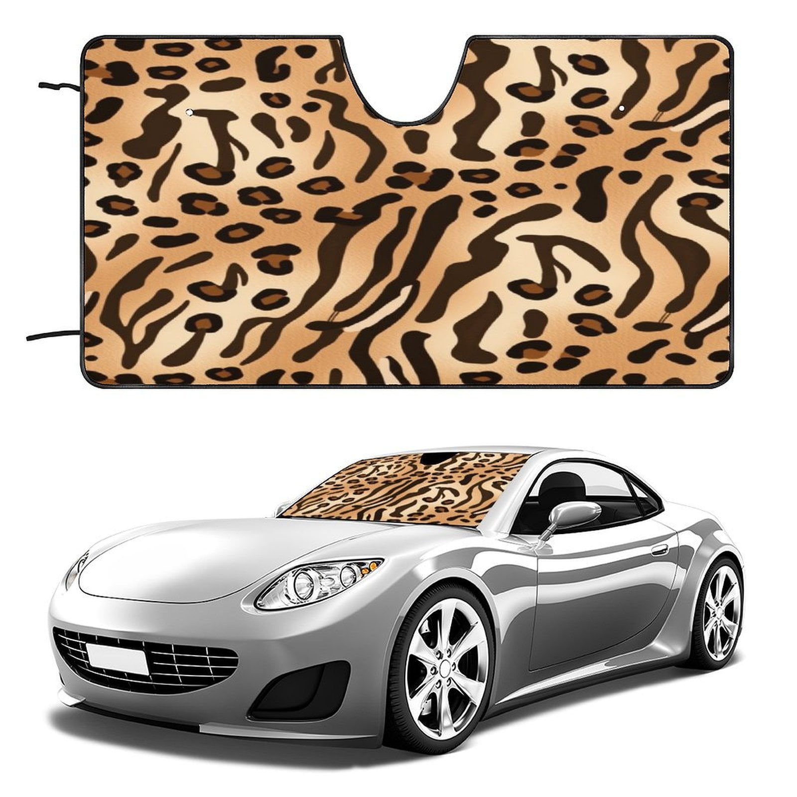 Anatomy Sperm Pattern Print Car Sun Shade