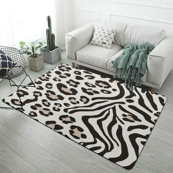 Animal Print Pattern Carpet Rug for Home Living Room Bedroom Sofa