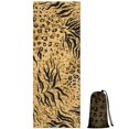 thumbnail image 1 of Animal Print Pattern Hot Yoga Mat Towel Non Slip for Hot Yoga - Quick-Drying Yoga Mat Cover with 4 Corner Pockets with Travel Bag - Hot Yoga Towel Non Slip 74"x26", 1 of 6
