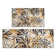 thumbnail image 1 of Animal Print Pattern Kitchen Rugs Sets Of 2,Anti Fatigue Kitchen Mat Rugs Non Slip Washable,Decorative Kitchen Floor Mats for Kitchen,Sink,Laundry,17"x30"+17"x47", 1 of 7