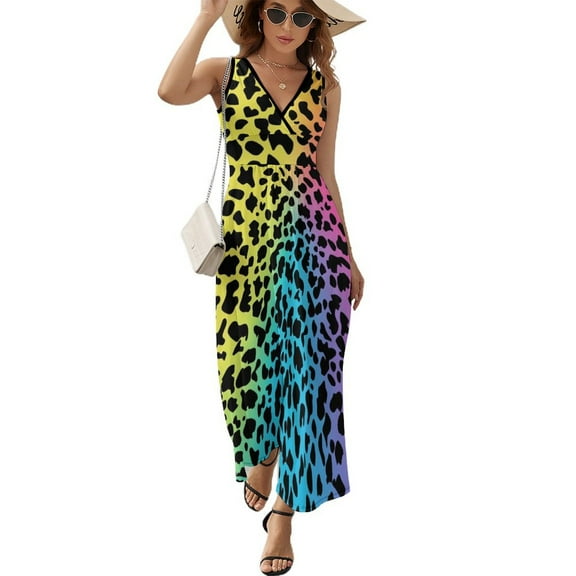 Animal Print Patterns Art Sleeveless Dress Women's Summer Suit Dresses for Women 2025 Luxury Party Dress