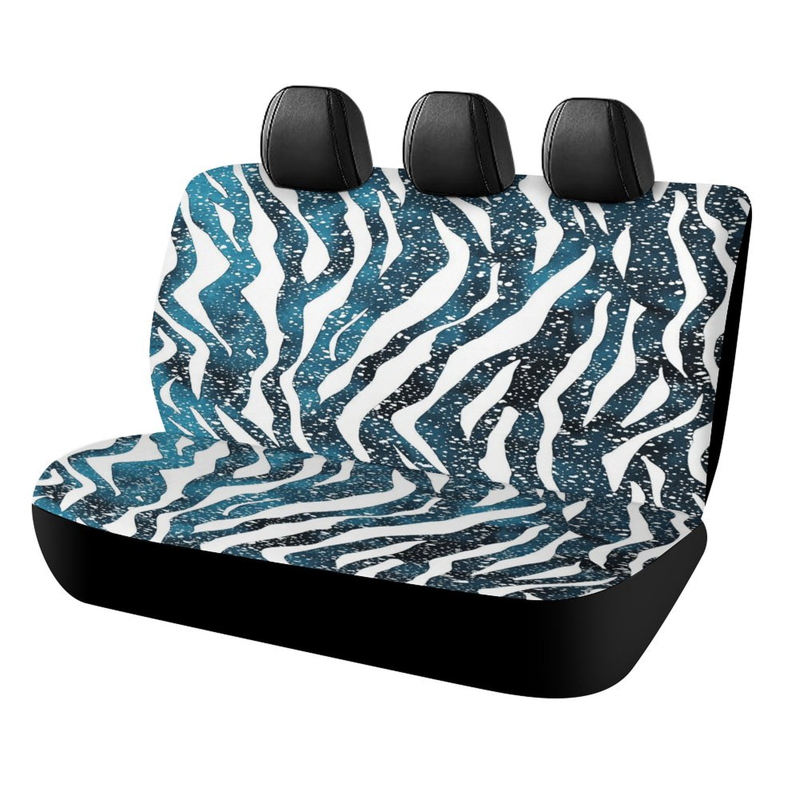 Animal Print Patterns Car Accessories Bench Seat Covers for Cars Print Car Seat Protector Cover for Rear Universal Fit