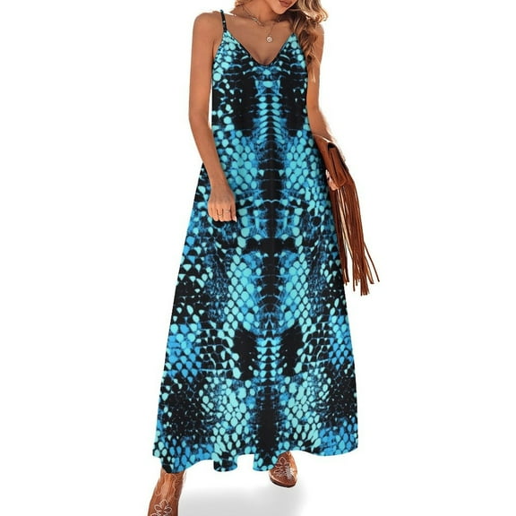 Animal Print Patterns Design Sleeveless Dress Woman Fashion Long Dresses Women's Summer Suit Dress 2025