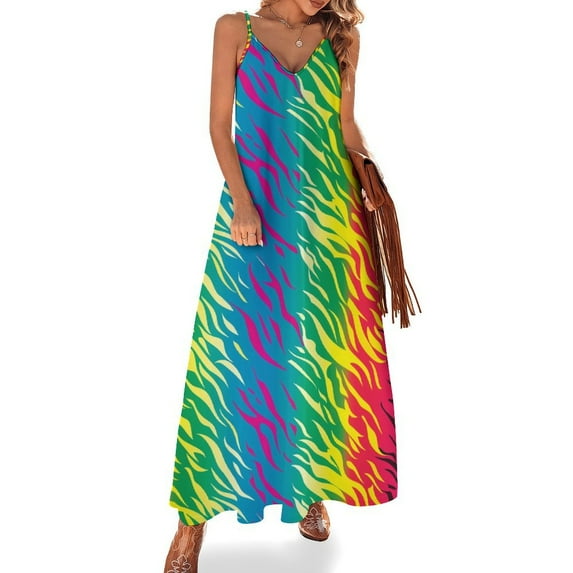 Animal Print Patterns Fine Art Sleeveless Dress Summer Dress Woman 2026 ...