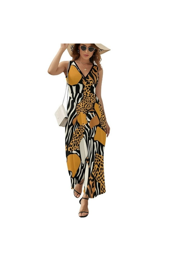 Animal Print Patterns Pattern Design Sleeveless Dress Summer Clothes for Women Women's Clothing 2025