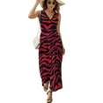 thumbnail image 1 of Animal Print Patterns Sleeveless Dress Woman Fashion Long Dresses Women's Summer Suit Dress 2025, 1 of 7